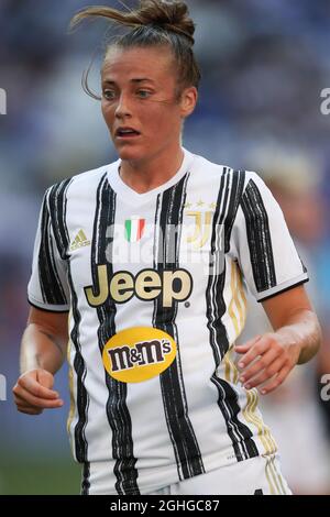Aurora Galli di Juventus durante la partita del Trophee Veolia Femenin al Groupama Stadium di Lione. Data foto: 15 agosto 2020. Il credito d'immagine dovrebbe essere: Jonathan Moscrop/Sportimage via PA Images Foto Stock
