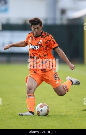 Filippo Ranocchia di Juventus durante la partita della Lega Pro Serie C allo Stadio Città di Gorgonzola. Data foto: 3 ottobre 2020. Il credito d'immagine dovrebbe essere: Jonathan Moscrop/Sportimage via PA Images Foto Stock