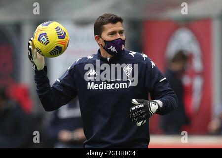 Alejandro Rosalen ACF Fiorentina allenatore di goalkeeping durante la serie A a a Giuseppe Meazza, Milano. Data foto: 29 novembre 2020. Il credito d'immagine dovrebbe essere: Jonathan Moscrop/Sportimage via PA Images Foto Stock