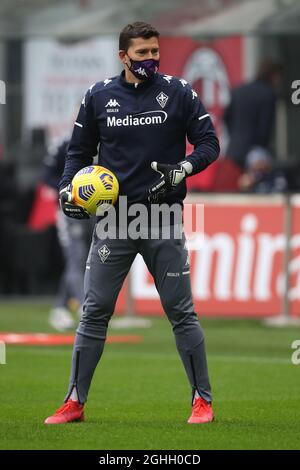 Alejandro Rosalen ACF Fiorentina allenatore di goalkeeping durante la serie A a a Giuseppe Meazza, Milano. Data foto: 29 novembre 2020. Il credito d'immagine dovrebbe essere: Jonathan Moscrop/Sportimage via PA Images Foto Stock