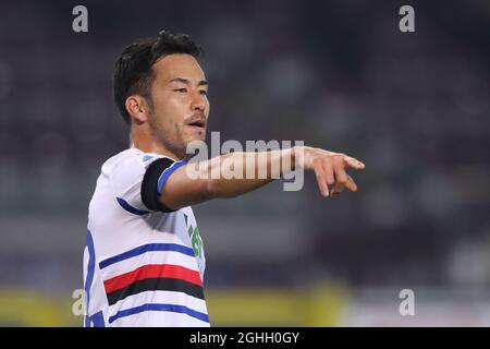 Maya Yoshida di UC Sampdoria gesticola durante la Serie A allo Stadio Grande Torino. Data foto: 30 novembre 2020. Il credito d'immagine dovrebbe essere: Jonathan Moscrop/Sportimage via PA Images Foto Stock