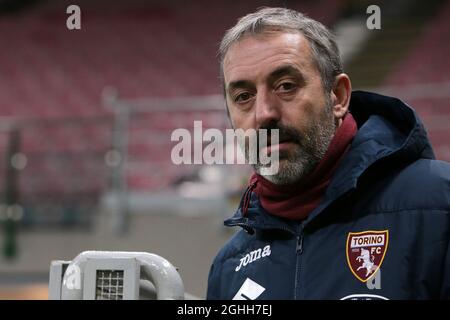 Marco Giampaolo Capo allenatore del Torino FC durante la serie A a a Giuseppe Meazza, Milano. Data foto: 9 gennaio 2021. Il credito d'immagine dovrebbe essere: Jonathan Moscrop/Sportimage via PA Images Foto Stock