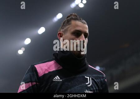 Radu Dragusin di Juventus durante la partita Coppa Italia a Giuseppe Meazza, Milano. Data foto: 2 febbraio 2021. Il credito d'immagine dovrebbe essere: Jonathan Moscrop/Sportimage via PA Images Foto Stock