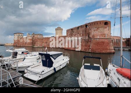 La Fortezza vecchia nei pressi del porto. I lavori di costruzione sono iniziati nel 1518 e sono stati completati nel 1534. Foto Stock