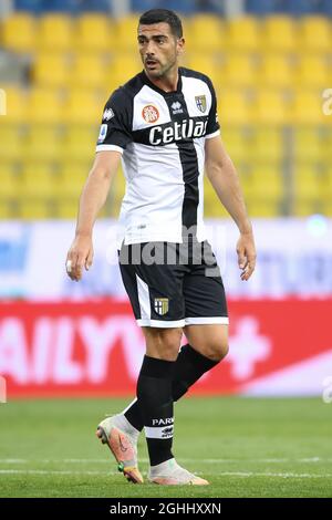 Parma, Italia, 10 aprile 2021. Graziano pelle di Parma Calcio durante la serie A match allo Stadio Ennio Tardini di Parma. Il credito d'immagine dovrebbe essere: Jonathan Moscrop / Sportimage via PA Images Foto Stock