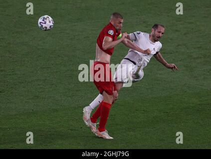 Roma, Italia, 11 giugno 2021. Durante la partita dei Campionati europei UEFA 2020 allo Stadio Olimpico di Roma. Il credito d'immagine dovrebbe essere: Jonathan Moscrop / Sportimage via PA Images Foto Stock