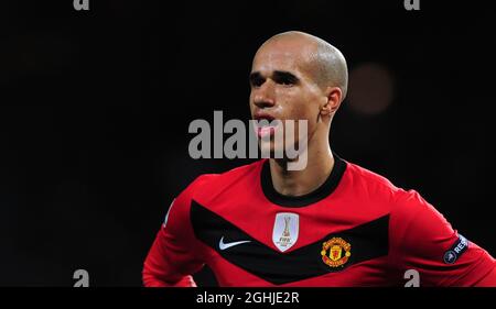 Gabriel Obertan di Manchester United durante la partita UEFA Champions League Group B tra Manchester United e Besiktas a Old Trafford, Manchester. Foto Stock