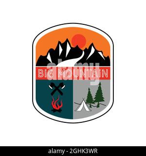 design esterno con logo che può essere personalizzato con il nome del club in base alle vostre esigenze Illustrazione Vettoriale