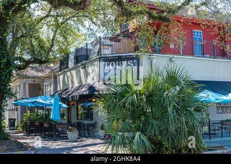 NEW ORLEANS, LA, USA - 6 MARZO 2020: Ristorante TOUPS Meatery a Carrollton a Mid City Foto Stock