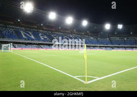 Napoli, Italia. 06 settembre 2021. Panoramica dello stadio durante l'amichevole partita di calcio tra SSC Napoli e Benevento Calcio allo stadio Diego Armando Maradona di Napoli, 6 settembre 2021. Foto Cesare Purini/Insidefoto Credit: Ininsidefoto srl/Alamy Live News Foto Stock