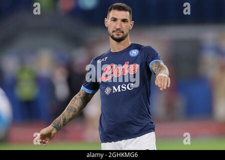 Napoli, Italia. 06 settembre 2021. Matteo Politano della SSC Napoli prima della amichevole partita di calcio tra la SSC Napoli e Benevento Calcio allo stadio Diego Armando Maradona di Napoli, 6 settembre 2021. Foto Cesare Purini/Insidefoto Credit: Ininsidefoto srl/Alamy Live News Foto Stock