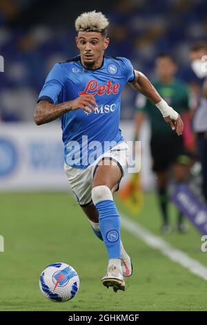 Napoli, Italia. 06 settembre 2021. Kevin Malcuit della SSC Napoli durante la partita di calcio amichevole tra la SSC Napoli e Benevento Calcio allo stadio Diego Armando Maradona di Napoli (Italia), 06 settembre 2021. Foto Cesare Purini/Insidefoto Credit: Ininsidefoto srl/Alamy Live News Foto Stock