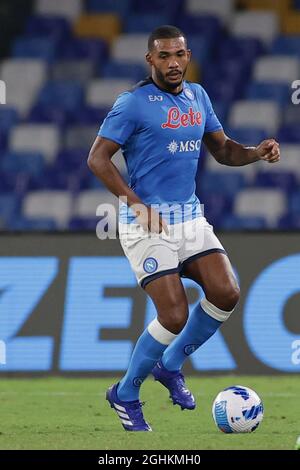 Napoli, Italia. 06 settembre 2021. Juan Jesus della SSC Napoli durante la partita di calcio amichevole tra la SSC Napoli e Benevento Calcio allo stadio Diego Armando Maradona di Napoli, 6 settembre 2021. Foto Cesare Purini/Insidefoto Credit: Ininsidefoto srl/Alamy Live News Foto Stock