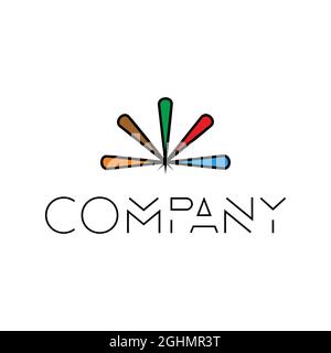 logo aziendale realizzato in base alle vostre esigenze Illustrazione Vettoriale