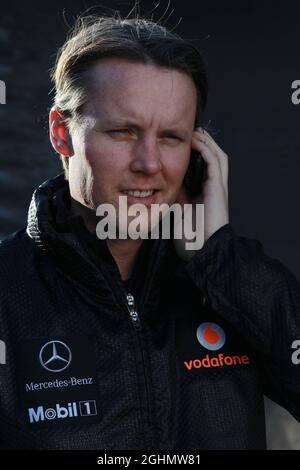 09.02.2012 Jerez, Spagna, Sam Michael (AUS), McLaren Sporting Director - Test di Formula 1, giorno 1 - Campionato del mondo di Formula 1 Foto Stock