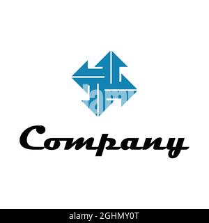 immagine astratta per il logo aziendale Illustrazione Vettoriale