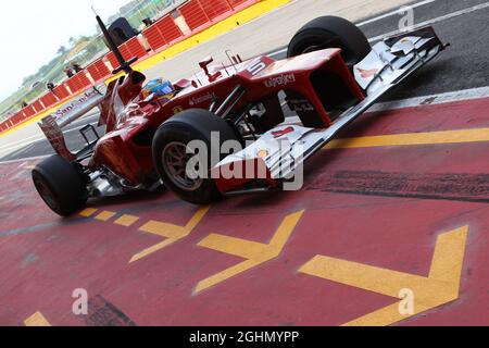 Fernando Alonso (ESP), Scuderia Ferrari 01.05.2012. Campionato del mondo di Formula 1, Test, Mugello, Italia Foto Stock