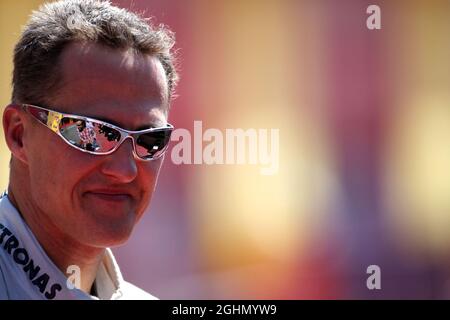 Michael Schumacher (GER), Mercedes GP 02.05.2012. Campionato del mondo di Formula 1, Test, Mugello, Italia Foto Stock