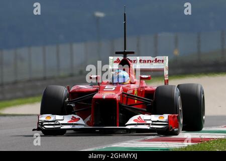 Fernando Alonso (ESP), Scuderia Ferrari 03.05.2012. Campionato del mondo di Formula 1, Test, Mugello, Italia Foto Stock