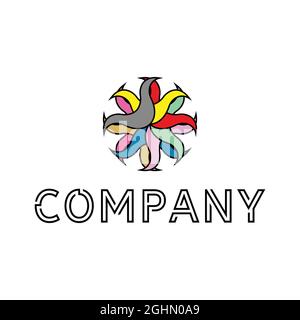 immagine astratta per il logo aziendale Illustrazione Vettoriale