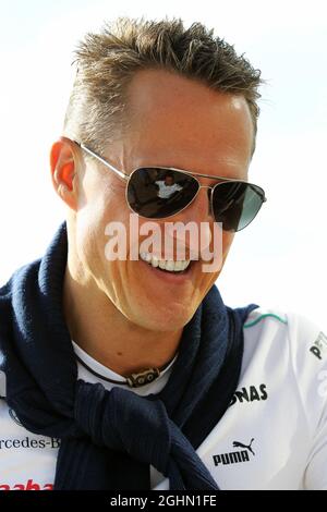 Michael Schumacher (GER) Mercedes AMG F1. 23.06.2012. Formula 1 World Championship, Rd 8, Gran Premio d'Europa, Valencia, Spagna, Giorno di qualificazione Foto Stock