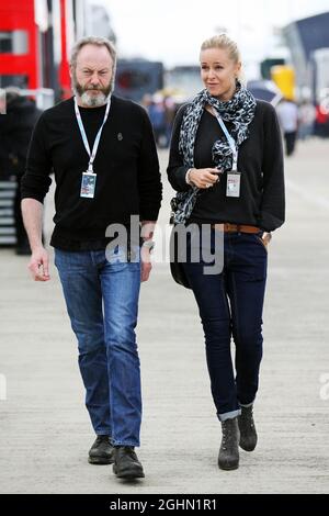 Liam Cunningham (IRE) attore. 07.07.2012. Formula 1 World Championship, Rd 9, Gran Premio di Gran Bretagna, Silverstone, Inghilterra, Giorno di qualificazione Foto Stock