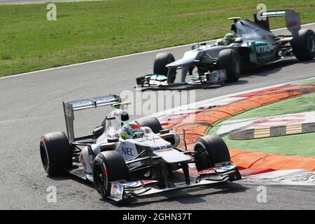 Sergio Perez (MEX) Sauber C31. 09.09.2012. Campionato del mondo formula 1, Rd 13, Gran Premio d'Italia, Monza, Italia, Giorno di gara Foto Stock