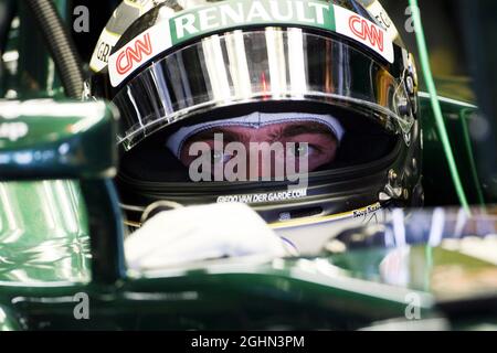 Giedo van der Garde (NDL) Caterham CT01 terzo pilota. 05.10.2012. Formula 1 World Championship, Rd 15, Gran Premio del Giappone, Suzuka, Giappone, Giorno della pratica. Foto Stock