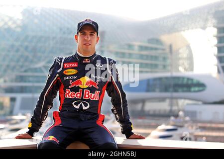 Antonio Felix da Costa (por) Red Bull Racing Test driver. 06.11.2012. Formula 1 Young Drivers Test, Day 1, Yas Marina Circuit, Abu Dhabi, Emirati Arabi Uniti. Foto Stock