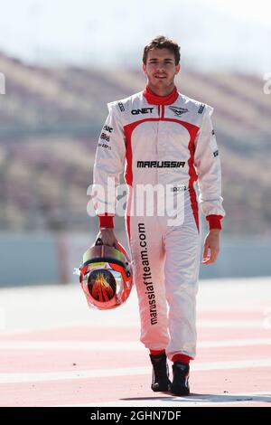 Jules Bianchi (fra) Marussia F1 Team. 02.03.2013. Test formula uno, giorno tre, Barcellona, Spagna. Foto Stock