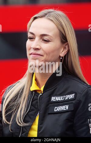 Carmen Jorda (ESP) Renault Sport F1 Team Development driver. 29.05.2015. Formula 1 World Championship, Rd 6, Gran Premio di Monaco, Monte Carlo, Monaco, Giorno di gara. Il credito fotografico dovrebbe essere: XPB/Press Association Images. Foto Stock