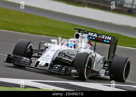 Driver di sviluppo Alex Lynn (GBR) Williams FW38. 12.07.2016. Formula uno in-Season Testing, giorno uno, Silverstone, Inghilterra. Martedì. Il credito fotografico dovrebbe essere: XPB/Press Association Images. Foto Stock