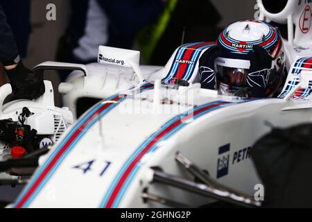 Driver di sviluppo Alex Lynn (GBR) Williams FW38. 12.07.2016. Formula uno in-Season Testing, giorno uno, Silverstone, Inghilterra. Martedì. Il credito fotografico dovrebbe essere: XPB/Press Association Images. Foto Stock