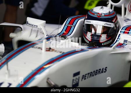 Driver di sviluppo Alex Lynn (GBR) Williams FW38. 12.07.2016. Formula uno in-Season Testing, giorno uno, Silverstone, Inghilterra. Martedì. Il credito fotografico dovrebbe essere: XPB/Press Association Images. Foto Stock