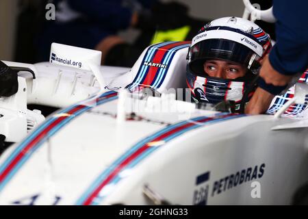 Driver di sviluppo Alex Lynn (GBR) Williams FW38. 12.07.2016. Formula uno in-Season Testing, giorno uno, Silverstone, Inghilterra. Martedì. Il credito fotografico dovrebbe essere: XPB/Press Association Images. Foto Stock