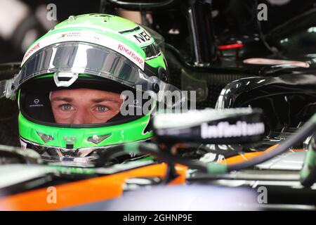 Nico Hulkenberg (GER) Sahara Force India F1 VJM09. 30.09.2016. Formula 1 World Championship, Rd 16, Gran Premio della Malesia, Sepang, Malesia, Venerdì. Il credito fotografico dovrebbe essere: XPB/Press Association Images. Foto Stock