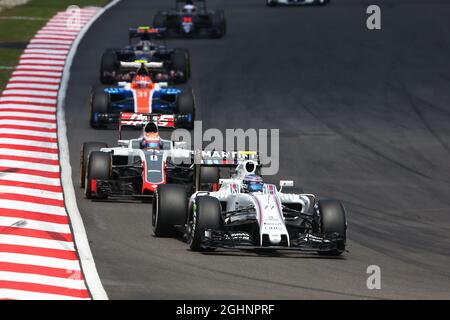 Valtteri Bottas (fin) Williams FW38. 02.10.2016. Formula 1 World Championship, Rd 16, Gran Premio della Malesia, Sepang, Malesia, Domenica. Il credito fotografico dovrebbe essere: XPB/Press Association Images. Foto Stock