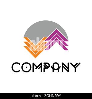 logo aziendale realizzato in base alle vostre esigenze Illustrazione Vettoriale