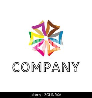 logo aziendale realizzato in base alle vostre esigenze Illustrazione Vettoriale