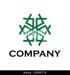 logo aziendale realizzato in base alle vostre esigenze Illustrazione Vettoriale