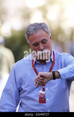 Chase Carey (USA) Presidente del Gruppo di Formula uno. 22.10.2016. Formula 1 World Championship, Rd 18, United States Grand Prix, Austin, Texas, USA, Qualificing Day. Il credito fotografico dovrebbe essere: XPB/Press Association Images. Foto Stock