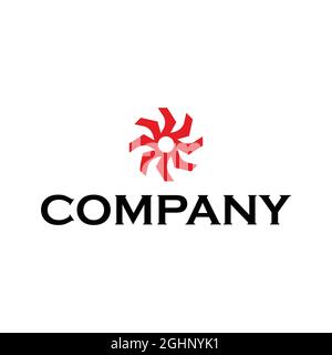 logo personalizzato con il nome dell'azienda Illustrazione Vettoriale