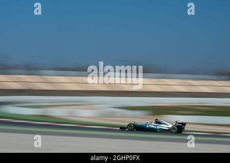 Nico Rosberg (GER) Mercedes AMG F1 W07 Hybrid. 27.02.2017. Test formula uno, giorno uno, Barcellona, Spagna. Lunedì. Il credito fotografico dovrebbe essere: XPB/Press Association Images. Foto Stock