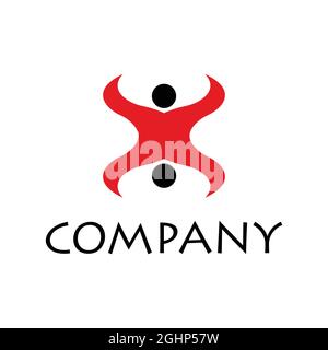 logo personalizzato con il nome dell'azienda Illustrazione Vettoriale