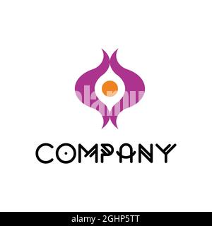 logo personalizzato con il nome dell'azienda Illustrazione Vettoriale