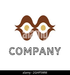 logo personalizzato con il nome dell'azienda Illustrazione Vettoriale