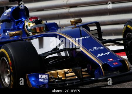 Pascal Wehrlein (GER) Sauber C36. 19.04.2017. Test di formula 1. Sakhir, Bahrein. Mercoledì. Il credito fotografico dovrebbe essere: XPB/Press Association Images. Foto Stock