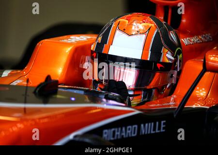 Stoffel Vandoorne (bel) McLaren MCL32. 02.08.2017. Test di formula 1, Budapest, Ungheria. Il credito fotografico dovrebbe essere: XPB/Press Association Images. Foto Stock