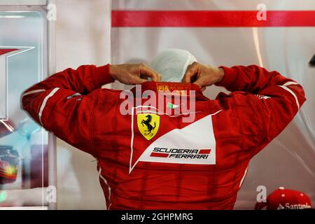 Kimi Raikkonen (fin) Ferrari. 30.09.2017. Formula 1 World Championship, Rd 15, Gran Premio della Malesia, Sepang, Malesia, Sabato. Il credito fotografico dovrebbe essere: XPB/Press Association Images. Foto Stock