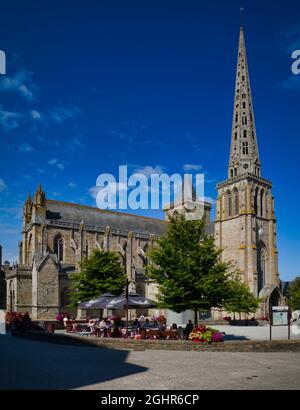 Cattedrale, Basilka Saint-Tugdual, Treguier, Cotes-d'Armor, Bretagna, Francia Foto Stock